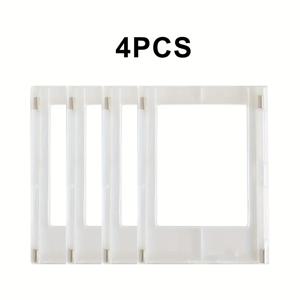 TEMU 4/8/12pcs 투명 자석 사진 프레임 세트, 사진 디스플레이용 3인치 냉장고 자석 사진 앨범, 가정, 거실 및 사무실 장식에 적합, 크리스마스, 데이 및 새해 선물