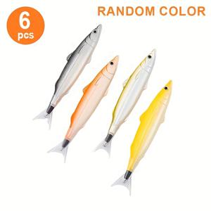 TEMU 6개입 소금물 생선 모양 볼펜, 0.5mm 검정 잉크, 가볍고 휴대하기 편리한 빠른 건조, 손이 더러워지지 않음, 기록 및 필기용, 선물 교환, 일상 사무용, 데스크탑 장식 펜 등