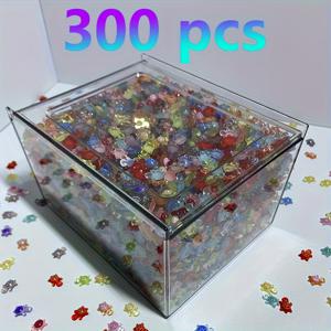 TEMU 300개 야광 미니 바다거북 - 다양한 색상, DIY 프로젝트, 테이블 장식, 네일 아트, 폰케이스 꾸미기 & 정원 장식용 - 실내/야외 다용도, 발렌타인데이, 어버이날, 크리스마스 선물 추천