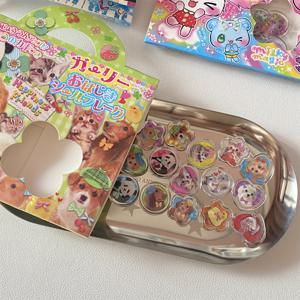 TEMU 15개 Y2K 마블 스티커 - 3D 레이저 반짝이는 하트 & 별 모양 동물 스티커, 폰 케이스 DIY 공예용, 스크랩북 만들기 - 귀여운 만화 디자인과 글리터 무지개 색상|스티커