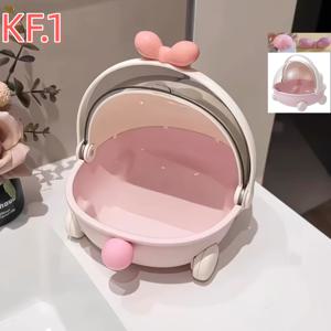 TEMU 새로운 호환 라부부 DIY 휴대용 장난감 전시 박스 - 통기성 수면 포드, 귀여운 디자인의 요람 & 매트리스, 컬렉터블 에디션 및 피규어용, 컴팩트 흔들침대/안전 잠금장치, 재미있는 미학, 안전 보관, 피규어 쇼케이스, 콜렉터 아이템