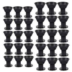 TEMU 30개 소프트 매직 헤어 롤러 포함, 15개 대형 및 15개 소형 실리콘 컬러, DIY 헤어 스타일링 롤러, 긴 머리 또는 곱슬 머리를 가진 여성용 헤어 액세서리, 발렌타인데이, 어머니의 날 및 크리스마스 선물