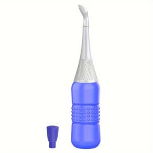 TEMU 여성용 휴대용 비데 450ml, 노즐 2개 포함 - 간소화된 수동 여성 위생 회음 관개기, 산후 클렌저, 무향, 나일론 - 휴대용 개인 위생 비데, 배터리/전기 불필요