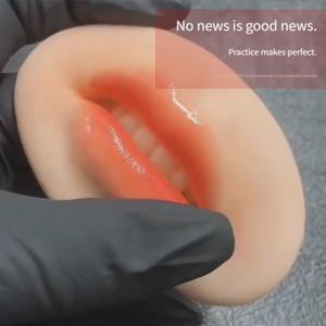 TEMU 3D 현실적인 실리콘 입 연습용 피부 초보자용, 무향 단단한 입 모듈로 타투 연습용, 전기 또는 배터리 필요없음, 도구 및 액세서리용 완벽한 크리스마스 선물