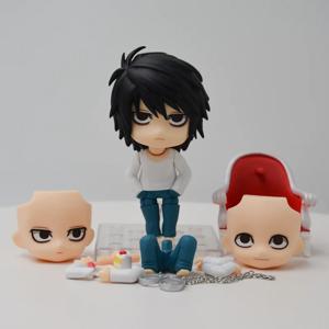 TEMU 10cm/3.94인치 애니메이션 캐릭터 PVC 피규어 - 탈착 가능한 액세서리 포함, 흰색 & 검정 디스플레이 장식품, 애호가를 위한 완벽한 선물, 생일 및 명절용 애니메이션 피규어