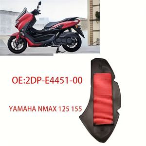 TEMU 야마하 NMAX 125/155 GPD125-A 에어 필터 - 2DP-E4451-00, 직사각형 디자인, 내구성 있는 PVC 소재, 쉬운 설치, 엔진 성능 및 연료 효율 향상, 유지보수용, 세련된 액세서리, 신뢰할 수 있는 구조