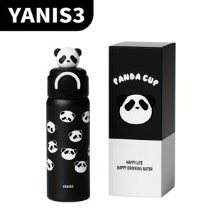 TEMU Y3 휴대용 피로 스트로우 단열 컵, SUS316 스테인리스 스틸, 550ml/18oz | 휴대용 및 운반, 직선 드링킹 오픈, 캡, 실용적인 스트로우 컵, 누출 방지, 여행, 스포츠, 여행, 일상 생활 및 사무실에 적합, 쉽게 청소, 귀여움, 2025년 새로운, 데이 한정판 귀여운 남성 및 여성, 커플 모델, 블랙 실버 화이트 핑크 옵션