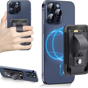TEMU Magsafe와 호환되는 자석 지갑, for iPhone 15/14/13/12 시리즈 및 Magsafe 케이스 폰 카드 홀더를 위한 자석 지갑 스틱 온