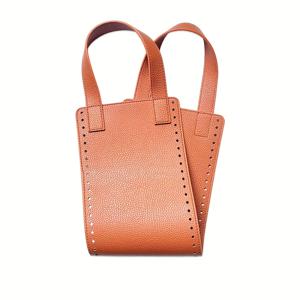 TEMU 새로운 DIY 액세서리: 짠 가방에 대한 디자인, 가죽 가방 바디와 스트랩을 결합하고, 후크 핸드백 소재에 대한 선호도를 가집니다. 자신의 지갑을 만들고, DIY 지갑 만들기를 시작하세요.