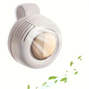 TEMU 휴대용 무소음 미니 팬, 3단계 속도 조절 가능, USB 900mAh 배터리 장시간 사용, 360° 회전 기능, 가볍고 회전 디자인 – 야외 활동 및 여행 냉각 액세서리에 완벽