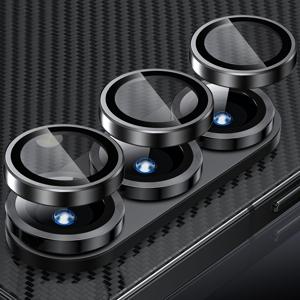 TEMU 폴드 7 / 플립 7 카메라 렌즈 보호기, 개별 렌즈 보호기, ZFlip7 Flip7 ZFold7 Fold7 5G 폰 스크래치 방지 초박형 강화 유리 알루미늄 경계 [설치 트레이][케이스 친화적] (1 세트)