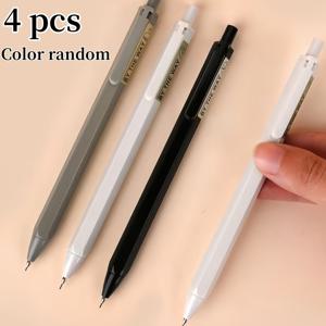 TEMU 4개 기계식 연필 - 0.5mm & 0.7mm 연필심, 튼튼한 플라스틱, 학생 및 사무용으로 적합