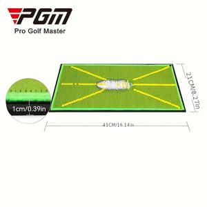 TEMU PGM 골프 타격 패드 남성 여성 초보자 골프 훈련, 골프 타격 고무 매트