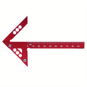 TEMU 1pc 센터 파인더 목공 광장, 45/90도 직각 라인 게이지, 알루미늄 합금 센터 스크라이브 정밀 목수 눈금자 목재 측정 스크라이브 도구