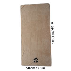 TEMU 1pc 소프트 화이버 애완 동물 목욕 타올 개 산호 양털 타올, 슈퍼 흡수성 빠른 건조 개 청소 목욕 타올