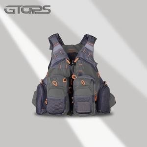 TEMU 날아다니는 베스 낚시와 야외 활동에 적합한 조절 가능한 어깨끈 낚시 조끼 (폼 플라스틱 삽입물 제외)
