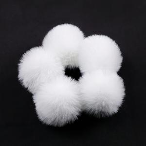 TEMU 10개 모조 토끼 모피 공 5cm 크리스마스 장식 공 자동차 장식 공 의류 DIY 귀걸이 장식 공 모조 모피 공