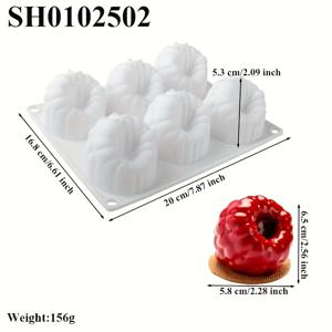 TEMU 1개 DIY 라즈베리 타르틀렛 & 3D 프렌치 디저트 무스 실리콘 베이킹 몰드 - 결혼식, 휴일 및 베이킹 애호가에게 완벽함 - 맛있는 간식을 위한 사용하기 쉬운 주방 도구, 베이킹 액세서리
