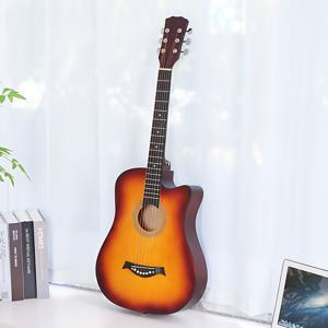 TEMU 38인치 어쿠스틱 포크 기타, 96.52cm 솔리드 린든 우드, 초보자용 보컬 기타, 다양한 색상 선택 가능, 초급~중급 연주자를 위한 필수 아이템, 완벽한 파티 선물