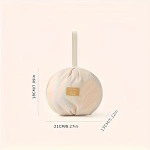 TEMU 라운드 속옷 보관 가방, 가볍고 휴대하기 편리한 여행용 브라 및 언더웨어 정리함. 여러 칸막이로 깔끔하게 정리 가능, 손으로 들거나 걸어두기 쉬움. 집에서 사용하거나 이동 중에도 완벽. 사계절에 어울리는 친구 선물 추천