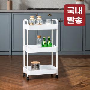 TEMU 레토 트롤리 3단 이동식 웨건 LKF-T01