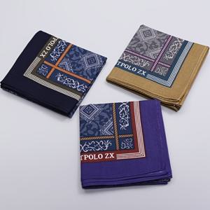 TEMU 3pcs 우아한 남성용 수건 - 짠 프린트 수건, 손세탁 가능, 자석이 아닌, 야외 활동 및 결혼식에 적합 - 이상적인 선물 세트