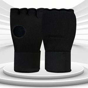TEMU 혼합 무술용 반장갑 두꺼운 스펀지 패딩 복싱 글러브, 무에타이/태권도 MMA 훈련용 통기성 스트라이킹 기어, 빨강/파랑/검정/분홍색, 랩어라운드 롱 커프 및 벨크로 클로저