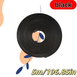 TEMU 5미터/196.85인치 PVC 도어 엣지 범퍼 가드 스트립 - SUV, 세단, 해치백 상용차량에 적합한 비접착 충돌 방지 패널, 소음 감소 및 스크래치 방지 기능의 다기능 도어 스토퍼 | 미세 질감 표면 디자인