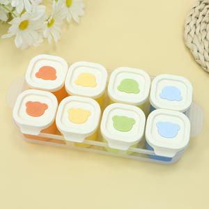 TEMU 뚜껑이 있는 실리콘 식품 보관 용기, 재사용 가능한 식품 냉장고 트레이 스낵 박스 식사 준비 용기, 가정용 식품, 스낵, 견과류, 쿠키, 과자, 채소 및 과일 퍼프에 적합, 전자레인지, 냉장고 및 식기 세척기에서 사용할 수 있습니다, 가정 및 야외에서 필수품|냉동고