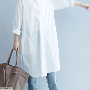 TEMU 단색 버튼 프런트 블라우스, 캐주얼 긴팔 폴로 칼라 블라우스 봄 & 여름, 여성 의류