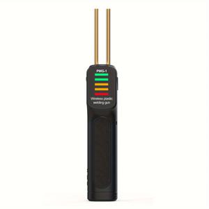 TEMU 1개 미니 플라스틱 용접 도구 휴대용 핸드헬드 용접기 키트, 200 스테이플 USB 충전식 플라스틱 용접기 무선 크랙 수리 용접기, 플라스틱 자동차 범퍼용 미국(검정)