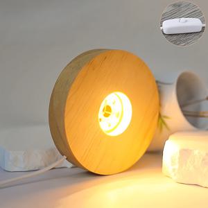 TEMU 12개 LED 목재 베이스 라이트 - USB 전원, 따뜻한 화이트 라이트 옵션, DIY 데스크탑 장식에 이상적, 크리스마스에 완벽 (단일 세트), 실내 사용, 배터리 불필요, 데스크탑 조명 | 현대적인 미학 | 목재 베이스 라이트, 책상용 LED 라이트