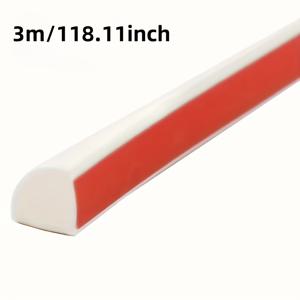 TEMU 1pc FlexiSeal 자체 접착식 비닐 쿼터 라운드 트림, 욕조, 벽 모서리, 캐비닛, 천장 및 카운터 탑 엣지용 분리 및 스틱 장식 모딩