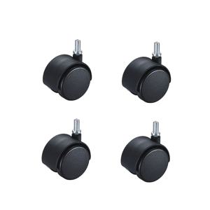 TEMU 1.5인치 회전 캐스터, M8 스레드 스템, 없음, 매트 메탈 마감 - 식물 스탠드 및 옷 건조대, 화분 스탠드, 소형 옷장에 이상적|화분받침대