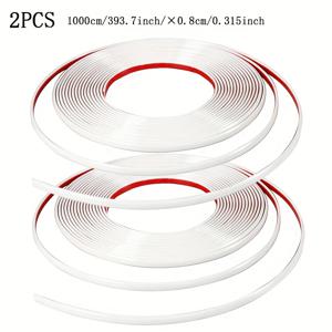 TEMU 20m PVC 자가 점착 벽 장식 스트립 (벽면 트리밍, 창문 및 문 밀봉, 가구 보호, 액자 테두리용), 홈 개선용 벽면 트림