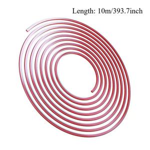 TEMU 10m/393.7인치 PVC 자동차 도어 엣지 가드, 투명, 스크래치 방지, 차량 도어 코너 보호 기능, 범용, 자동차 스크래치 및 움푹 들어감 방지