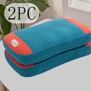 TEMU 2pcs Buckwheat Pillow Inserts - 중간한 단단한 지원, 현대적인 스타일, 기계 세척 가능한 폴리에스터 커버 및 충填, 다양한 색상으로 모든 계절 사용 가능, Buckwheat Pillow