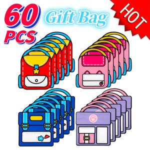 TEMU 세련된 상단 손잡이가 달린 60개 투명 플라스틱 선물 가방 - 생일 파티, 결혼식 답례품, 할로윈 & 크리스마스 선물, 졸업식, 신학기 시즌에 적합, 휴대용 선물 가방, 선물용 선물 가방, 파티 답례품 가방