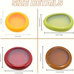 TEMU 4개입 고용량 BPA 프리 ABS 과일 및 채소 보관 용기 - 밀폐형, 재사용 가능, 쌓을 수 있는 플립탑 뚜껑 - , 양파, 레몬, 감자에 적합 - 냉장고 정리용 이상적, 채소 보관 솔루션 | 생동감 있는 컨테이너 디자인 | 내구성 있는 플라스틱|양문형냉장고