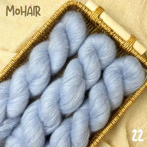 TEMU 3개 세트 150g 고급 모헤어 혼방 원사 - 80% 모헤어, 20% 메리노 울, 초소프트 크로셰 & 니팅용, 각 50g (3가지 색상: 연분홍, 하늘색, ) - 스웨터, 쇼울, 조끼, 수제 프로젝트용 공예원사, 부드러운 광택 마감, 편안한 질감|뜨개실