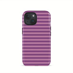 TEMU 퍼플 컬러 블록 디자인 광택 휴대폰 케이스 - 아이폰 17/16PM 15 PM 13/13 MINI 12 /11 XS MAX 7 SE2용