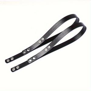 TEMU 2개 인조 가죽 어깨 끈, 68cm 길이, 네 개의 버튼 - 내구성 있는 주석 합금 버클, 8가지 색상(검정, 흰색, 파란색, 녹색, 빨간색, 노란색, 갈색, 베이지) - DIY 핸드백 생산 또는 교체에 적합, 핸드백 액세서리 | 장식 버튼 | 내구성 있는 주석 합금 버클, 어깨 끈, DIY 지갑 제작