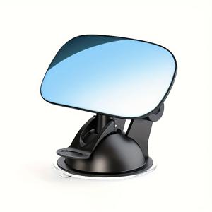 TEMU SecureDrive 후면 거울, 이중 스크린 디자인 - 아기, 노인 및 승객 모니터링에 이상적 | 흡입 컵 및 클립 스타일 | 안전한 운전 경험, 안전한 운전 액세서리 | 이중 스크린 거울 | 흡입 컵 거울, 자동차용 후면 거울