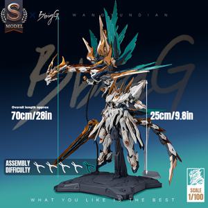 TEMU 1/100 스케일 제타클래스 메카 모델 키트 - 드래곤 디자인, 합금 스테인리스 스틸 프레임 + ABS 소재, 70cm 조립 가능한 드래곤 피규어, 완벽한 선물 및 수집용품