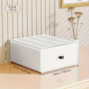 TEMU HEART LEAF DIY 데스크탑 보관함 - 골든 핸들, 3.2 Cu Ft 용량, 27
