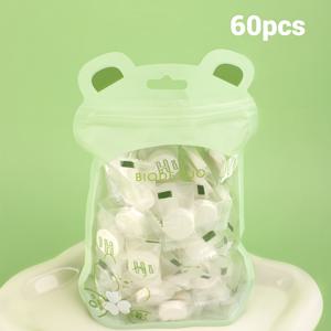 TEMU 몬키즈 60/100/180개 압축 마스크 종이 세트, 부드럽고 가벼운 베이지색, DIY 수분 공급 및 스킨케어용 중간 두께, 휴대용 포장, 여행 및 홈/살롱 사용에 적합