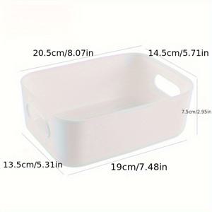 TEMU 10개 세트 보관용기, 책상에 코스메틱 정리하기에 이상적이며 욕실, 주방 또는 기숙사에서 다양한 간식 보관에도 적합한 선반