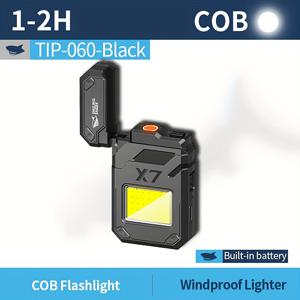TEMU 1개 미니 SMILING SHARK COB 플래시라이트 - 초고휘도 100루멘, USB-C 충전식, 3가지 모드(강/약/스트로브), 방풍 및 방수 디자인, 컴팩트 ABS 핸드헬드 캠핑용 손전등 (충전 케이블 포함), 여행 및 비상용 조명, 휴대용 고급 내구성 손전등, 캠핑 액세서리|후레쉬