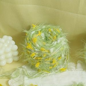 TEMU NEEMOY 50g 수제 크로셰 원단 - 생생한 녹색, 다색 원단 DIY 뜨개질, 크로셰, 스카프, 모자, 가방 및 헤드밴드용 - 초보자에게 적합, 초보자용 크로셰 원단, 공예 용품, 아름다운 공예 재료, 세부적인 공예 도구