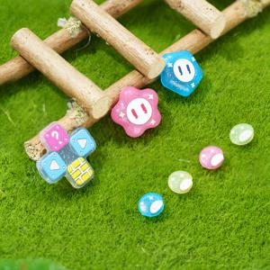 TEMU 스타&Mushroom 실리콘 손가락 스틱 그립 캡 세트, Switch OLED/Switch Joy-Con 및 D-Pad 보호 커버와 호환 가능합니다.